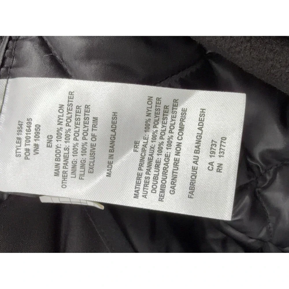 ROUGEMONT Hybrid Insul Jacket 19547-995-3 Black M Quilted Thumbhole Cuffs Logo